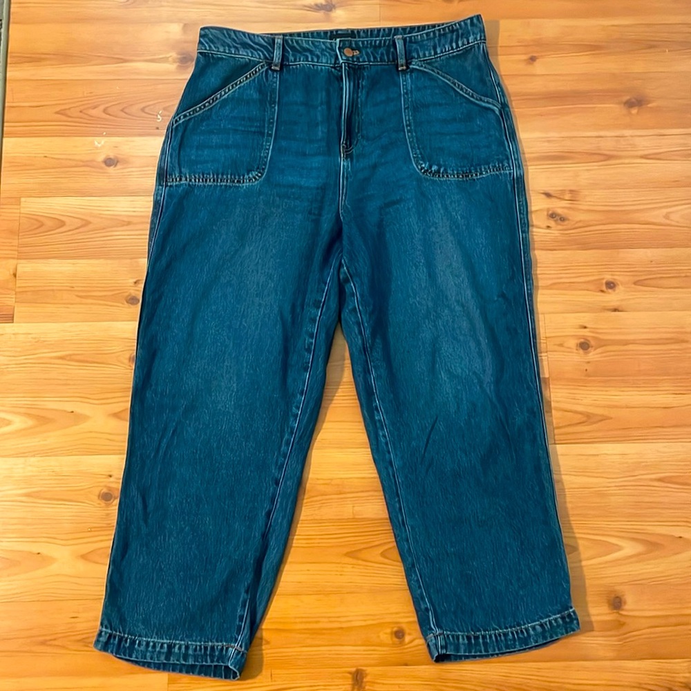 Talbots loose Summerweight straight leg ankle Jean